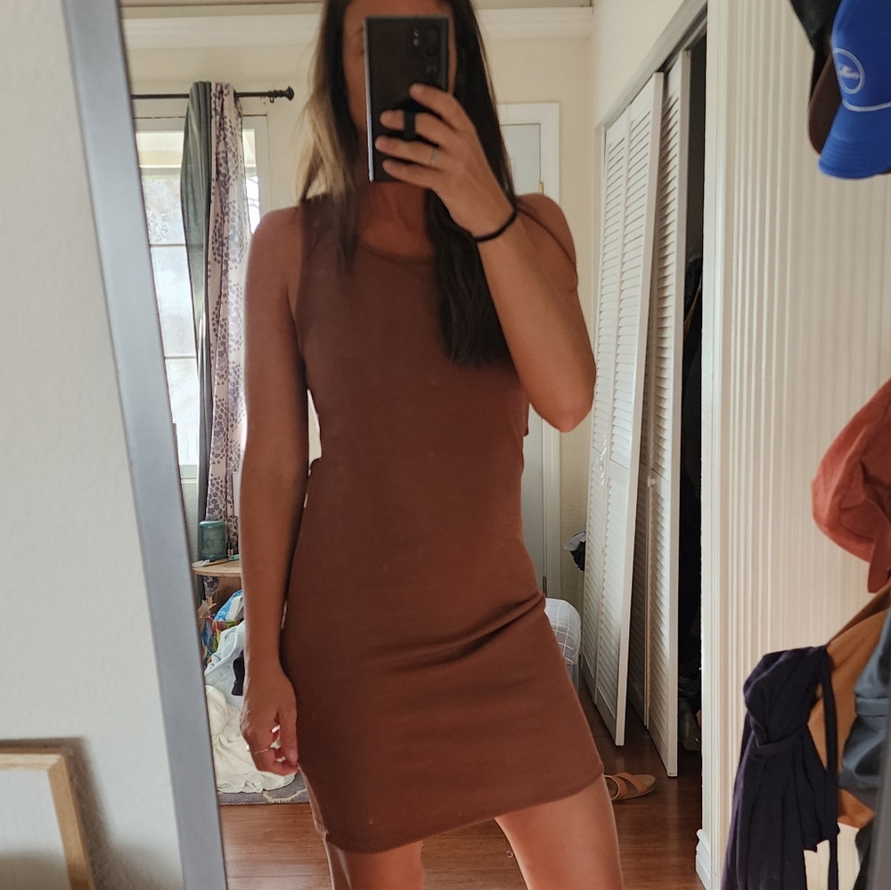 Roxy Good Keepsake brown dress, runs small